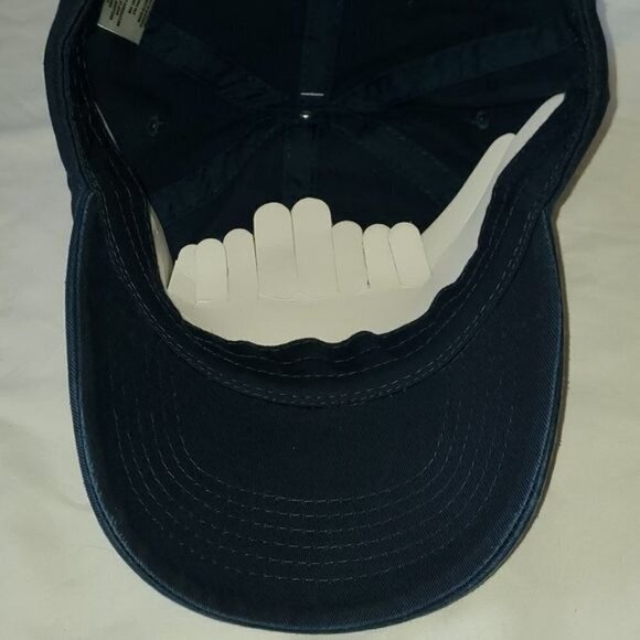 Life is Good Embellished Adjustabl A Tattered Chill Ballyard Script BaseBall Hat - Picture 7 of 12